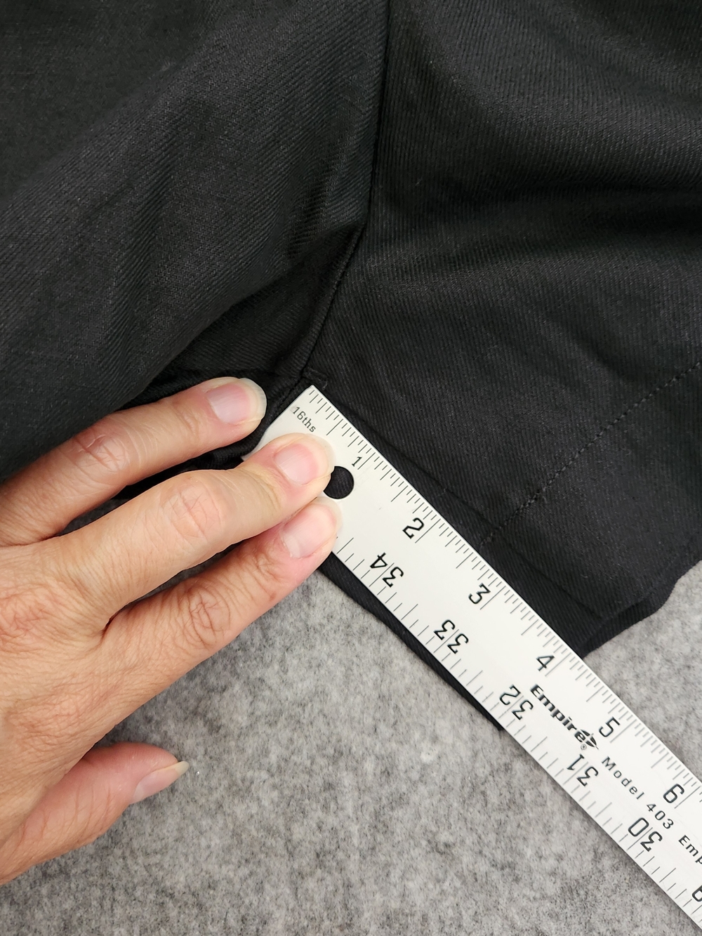 NWT Uniqlo Linen Cotton Cargo Skort Women's M Black Schoolgirl Outdoor Comfort - Picture 7 of 7